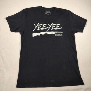 Earl Dibbles Jr T-Shirt Adult Medium Black Yee Yee Shotgun Graphic Tee